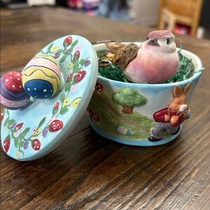 Vintage Easter 🐇 Decorative Porcelain Box